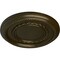 Ekena Millwork Federal Roped Small Ceiling Medallion (Fits Canopies up to 6"), 12 5/8"OD x 1 1/8"P, Green Gold CM12FEGGS - alternate 3